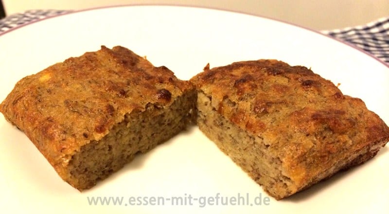 Bananenbrot, paleo, glutenfrei, laktosefrei