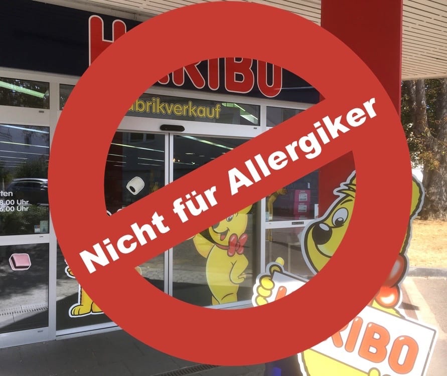 haribo, nicht für allergiker, glutenfrei