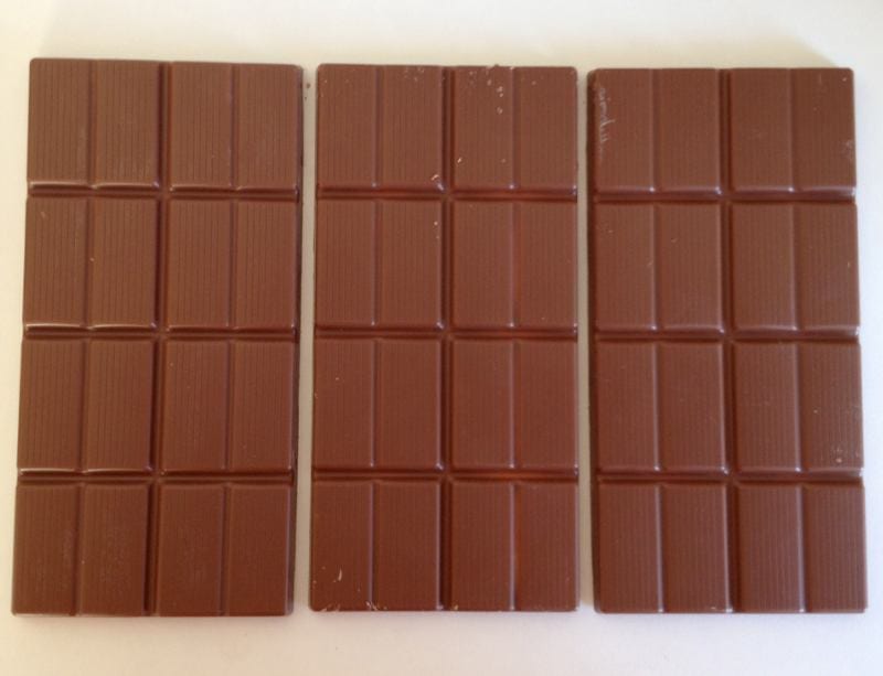 3 Sorten laktosefreie Schokolade