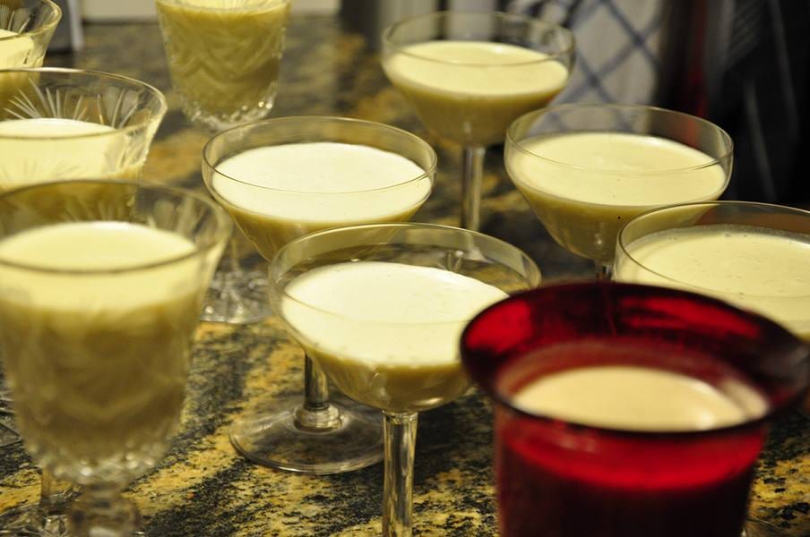 Laktosefreie Eggnog Experimente