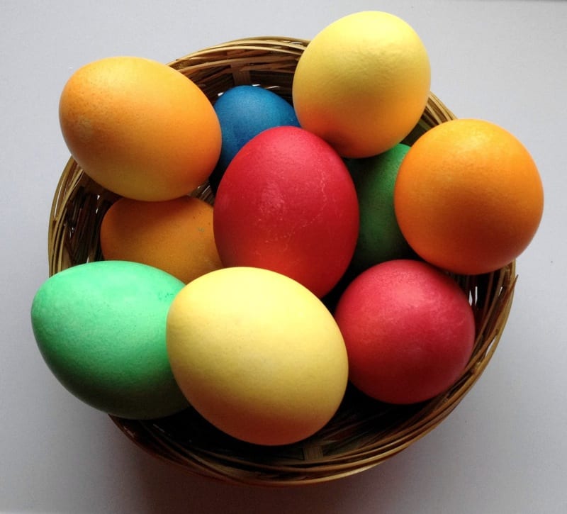 laktose in Eierfarben