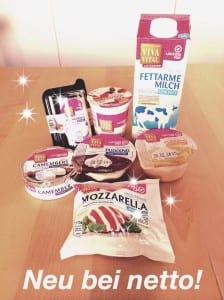 Einige laktosefreie Produkte bei netto