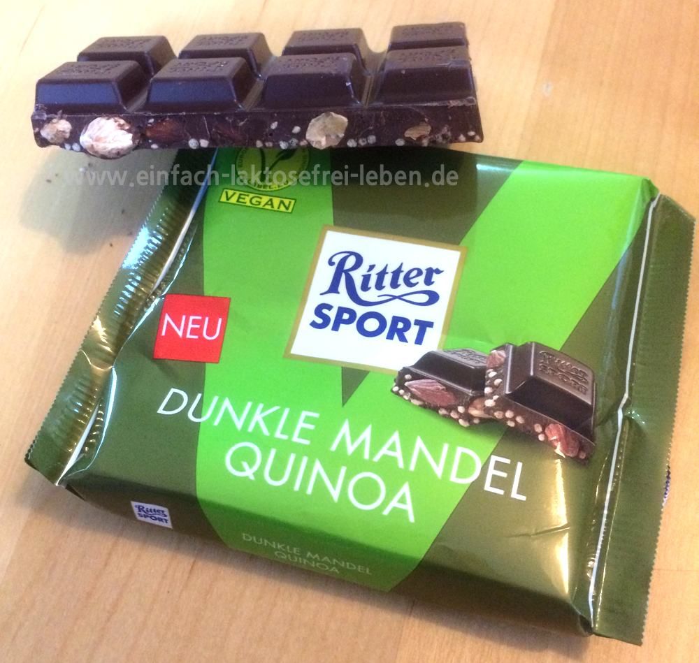 rittersport, quinoa, vegan, laktosefrei
