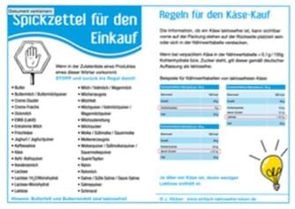 spickzettel laktoseintoleranz