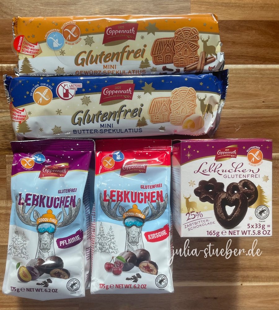 Glutenfreies, laktosefreies Weihnachtsgebäck von Coppenrath