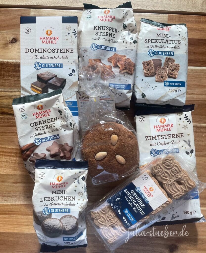 Glutenfreies, laktosefreies Weihnachtsgebäck von der Hammermühle