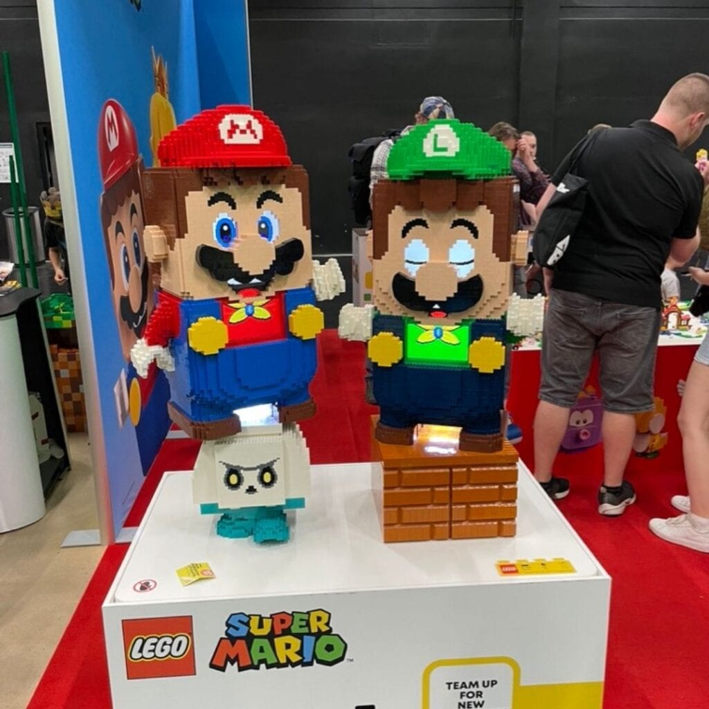 Lego Super Mario Figuren auf der Gamescom