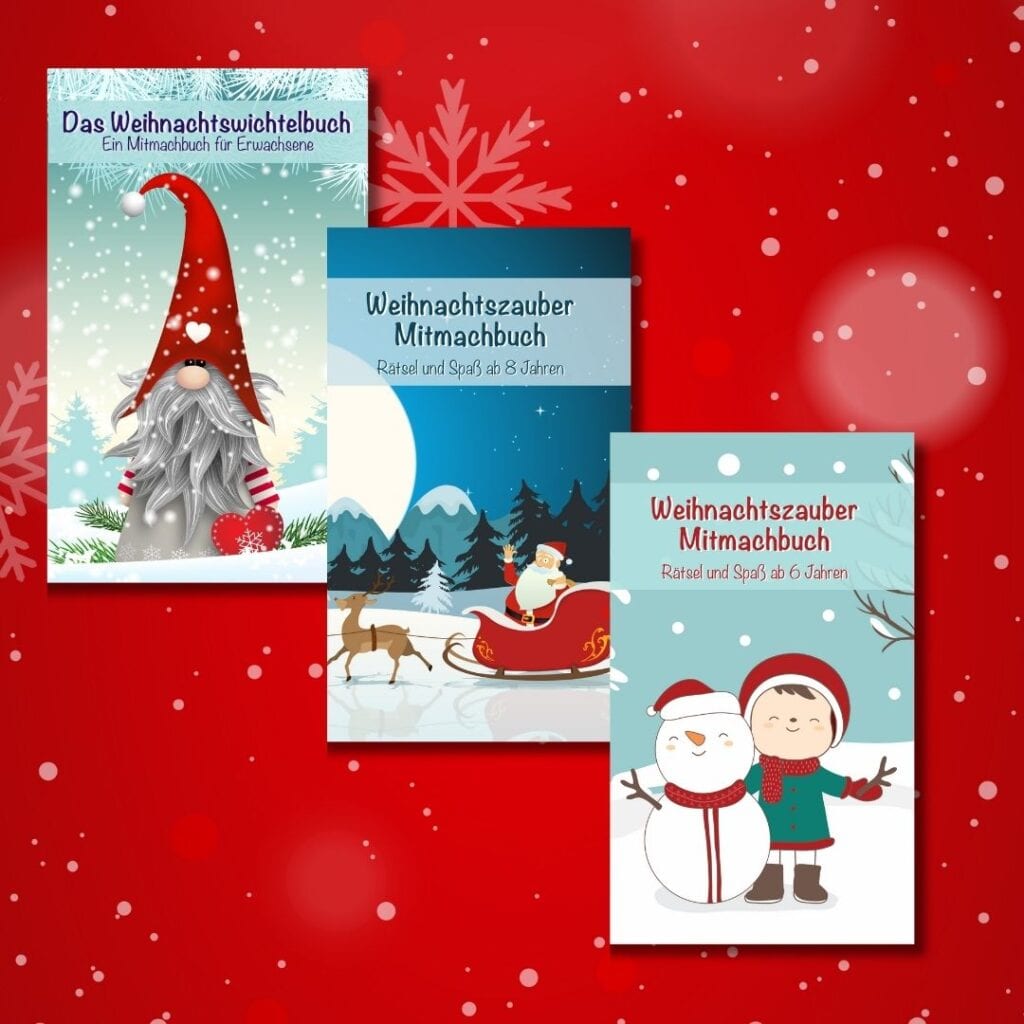 Meine drei neuen Weihnachtsbücher für Kinder und Erwachsene
