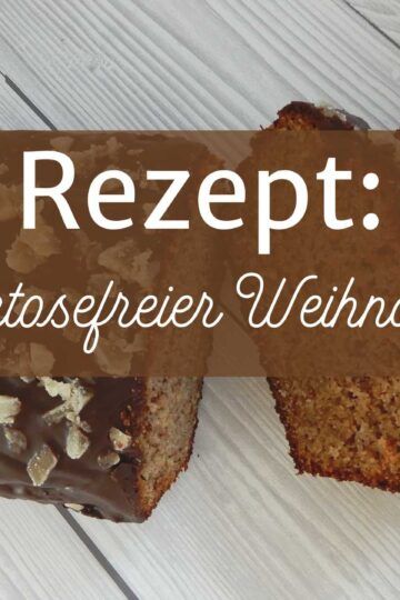 Glutenfreier und laktosefreier Weihnachtskuchen