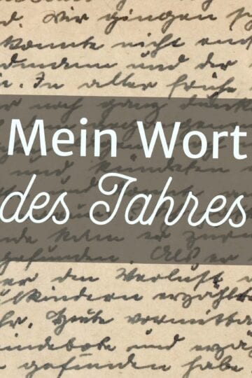 Dein Wort des Jahres