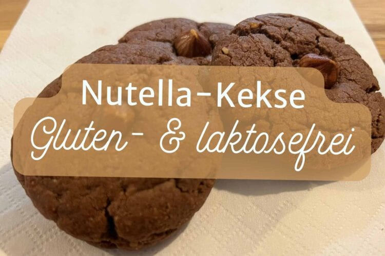 Glutenfreie, laktosefreie Nutella-Kekse