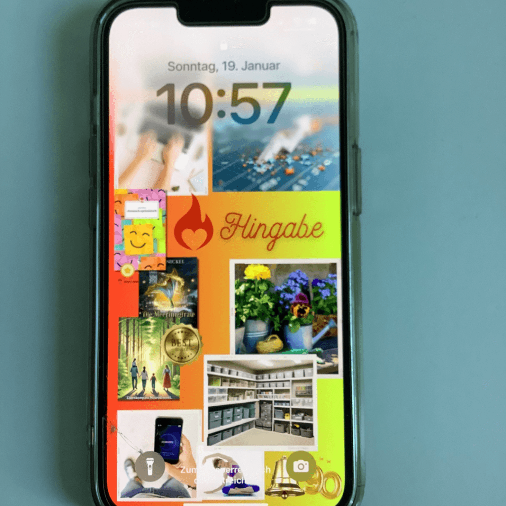 Mein Handy-Wallpaper mit dem Wort des Jahres