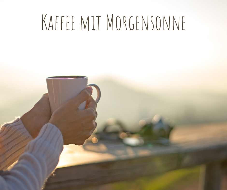 Kaffee und Morgensonne