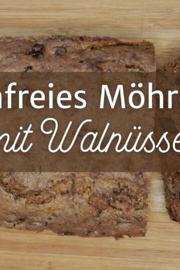 Glutenfreies Möhrenbrot mit Walnüssen