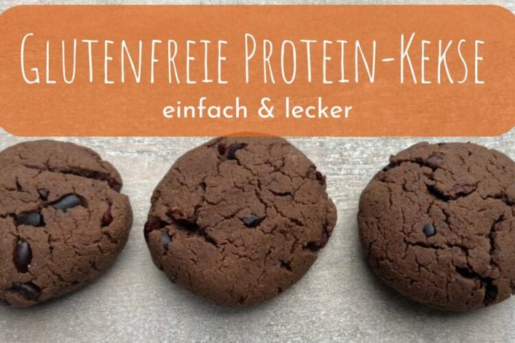 Glutenfreie Kekse mit Proteinpulver und Kakaonibs – einfach & lecker