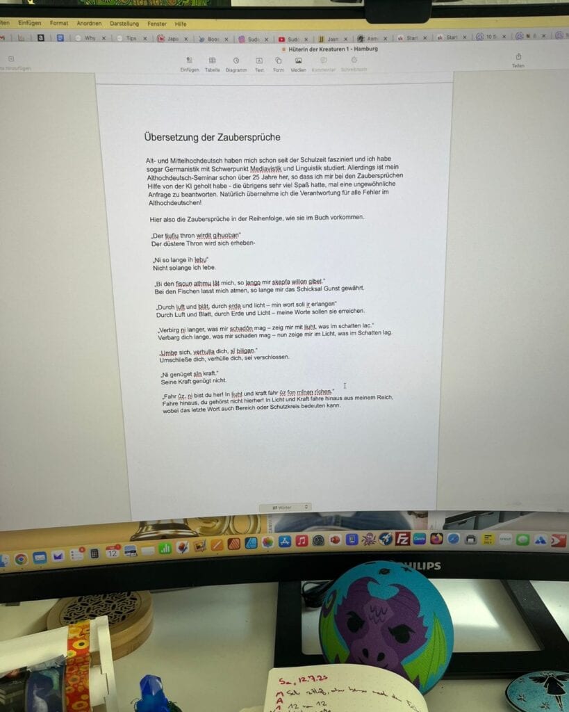 Meine Urban Fantasy Novelle