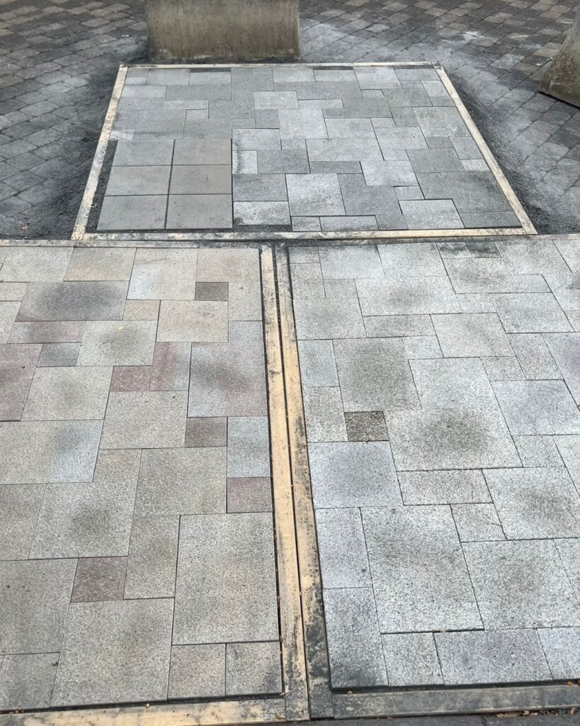 Bodenbeläge für den Marktplatz