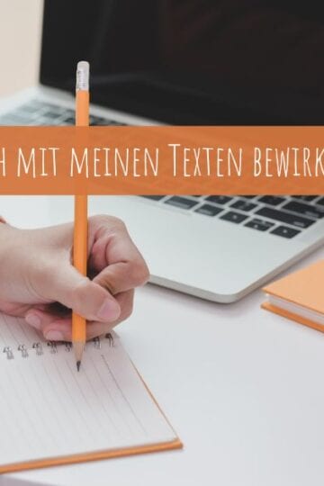 chronisch optimistisch: Was ich mit meinen Texten bewirken will