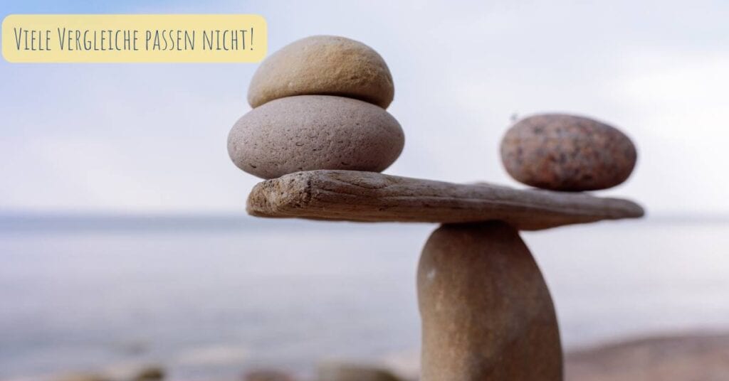Viele Vergleiche passen nicht