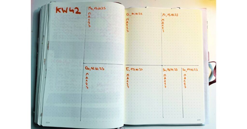 Neues Bullet Journal Format