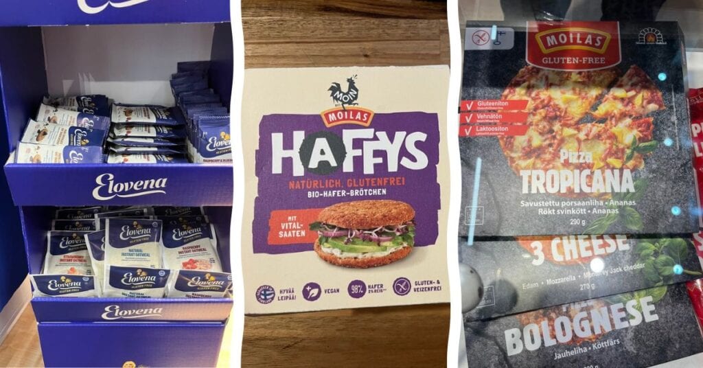 Glutenfreie finnische Produkte