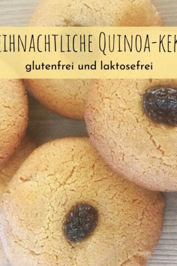 Quinoakekse, glutenfrei,laktosefrei