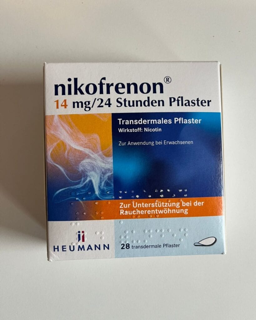 Nikotinpflaster-Lieferung
