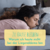 Zuhause bleiben statt Liegenddemo
