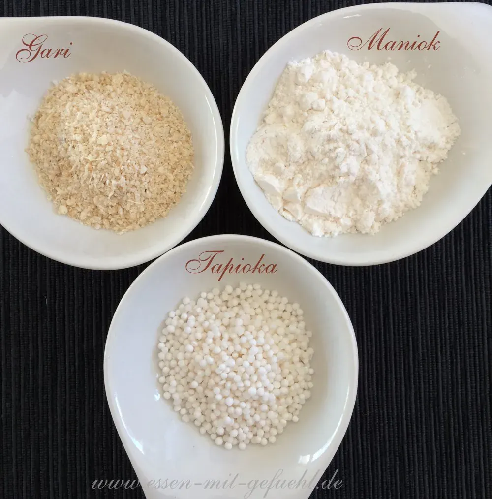 gari, maniok, tapioka