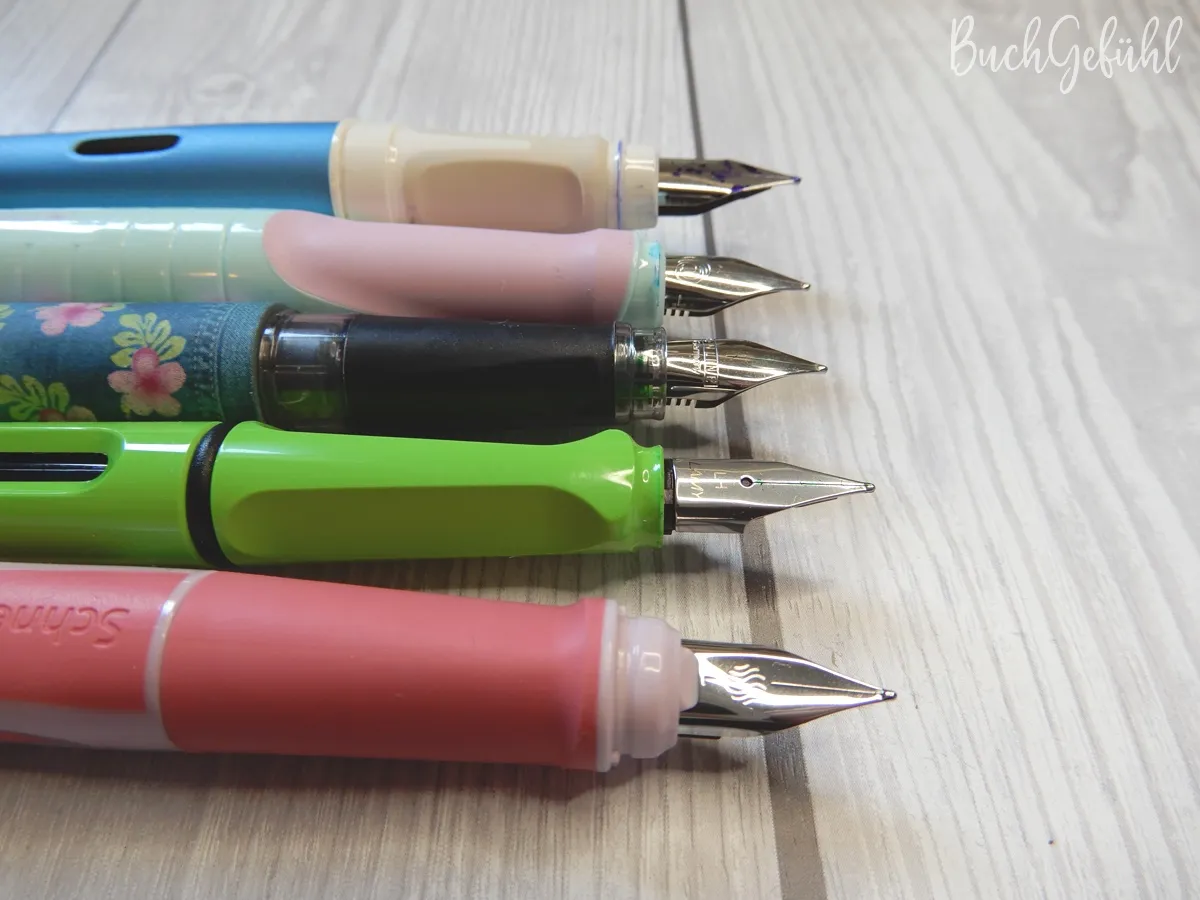 Füller für Linkshänder im Test