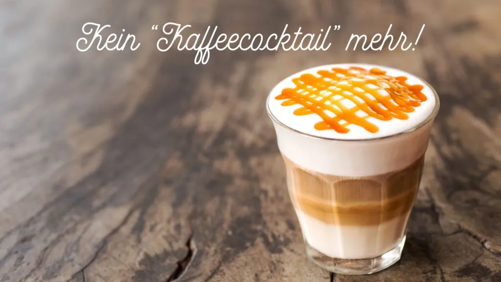 Kein Kaffeecockteil mehr für mich - er könnte glutenhaltig sein!