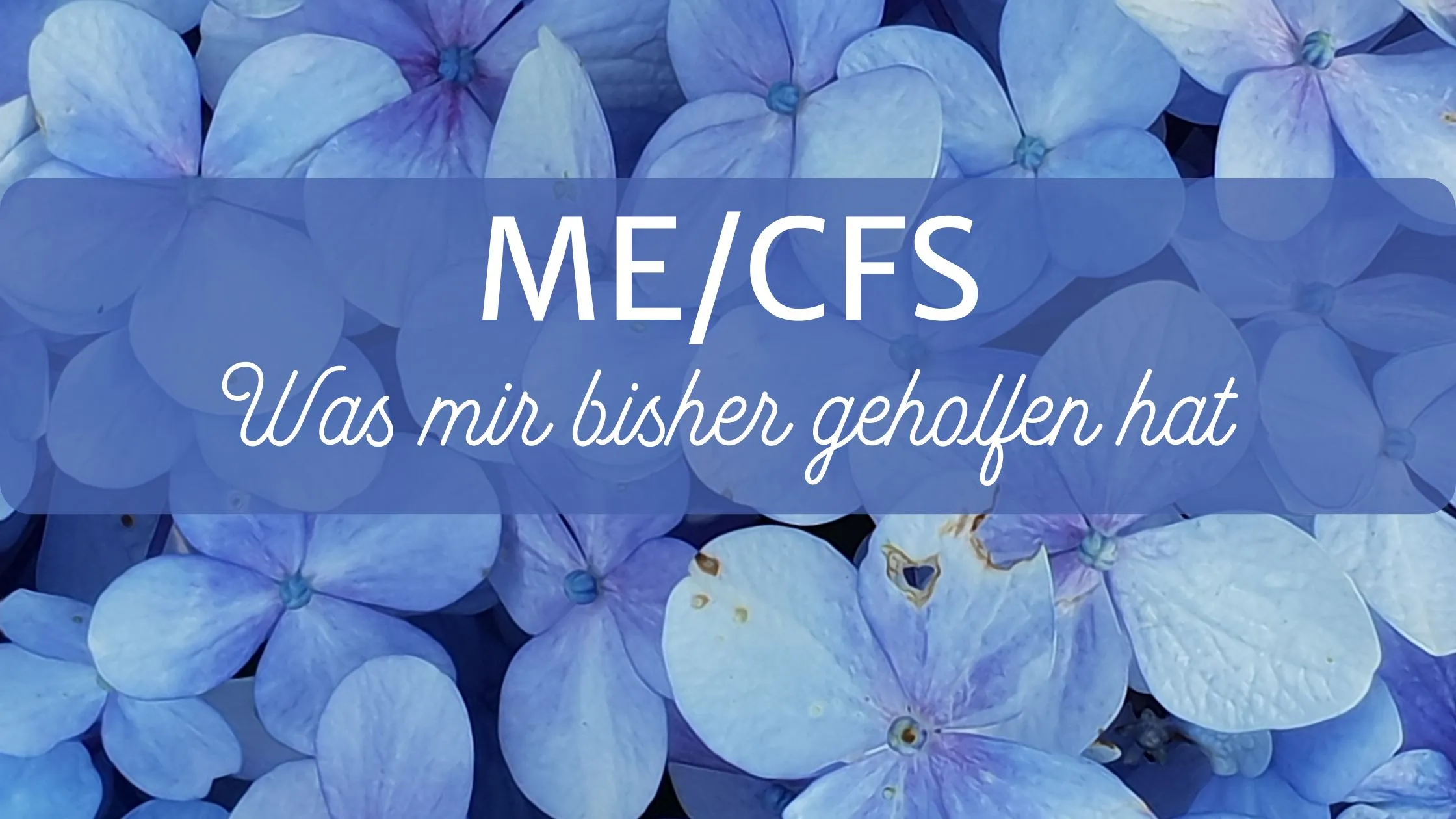Zum internationalen ME/CFS-Tag: Was mir bisher geholfen hat