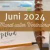 Ein Monat voller Veränderungen: ME/CFS, Arbeit und neue Projekte im Juni 2024