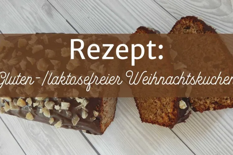 Glutenfreier und laktosefreier Weihnachtskuchen