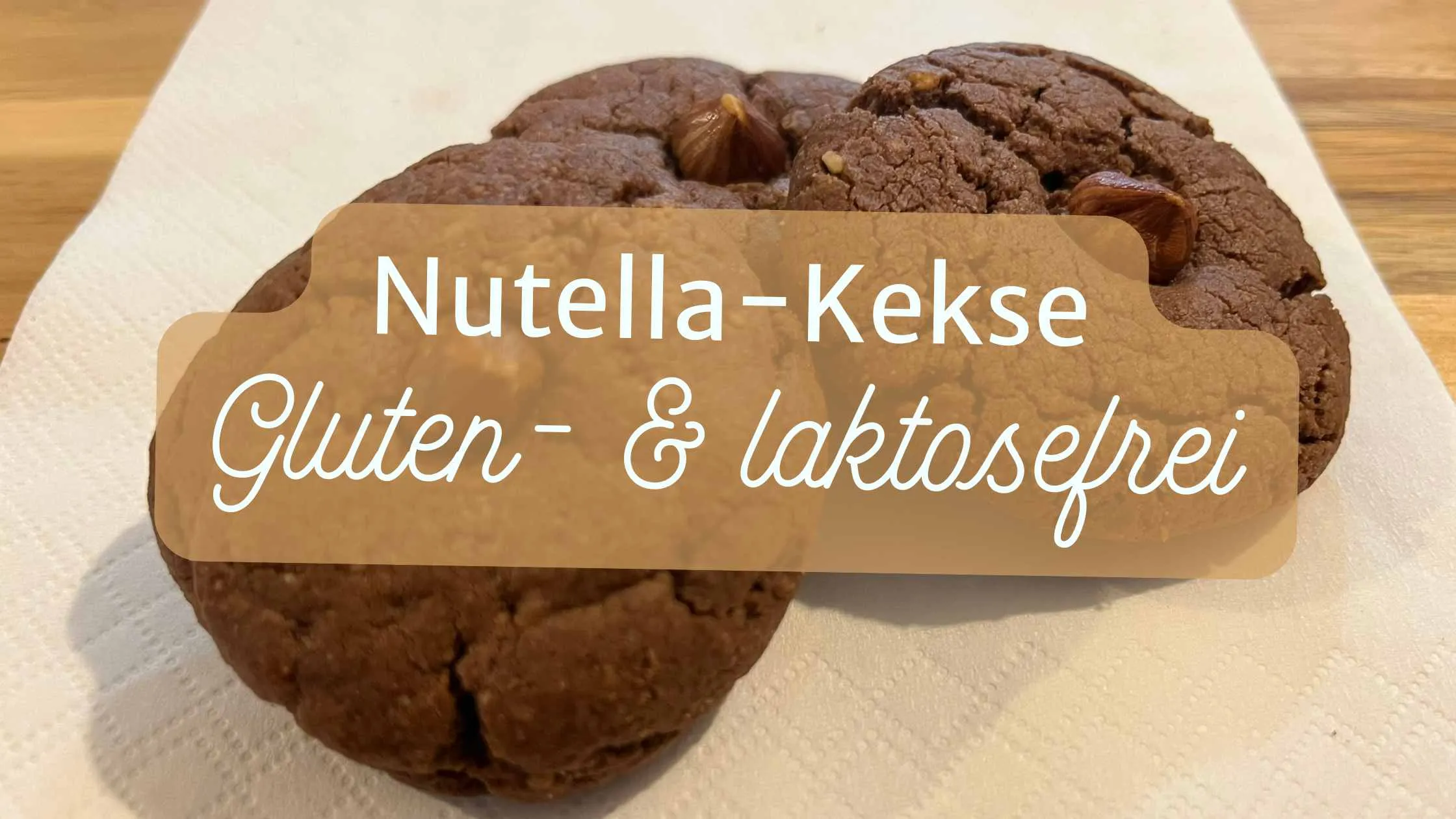 Glutenfreie, laktosefreie Nutella-Kekse