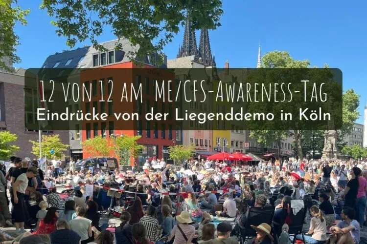 Die ME/CFS-Liegenddemo in Köln