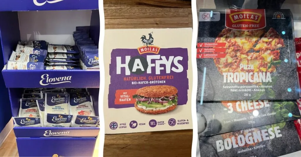 Glutenfreie finnische Produkte